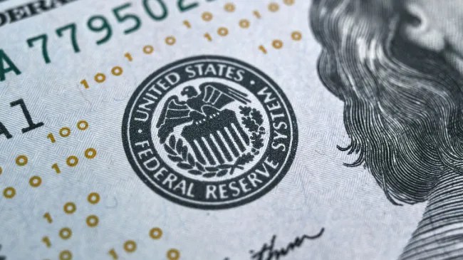 Federal Reserve seal on USD
